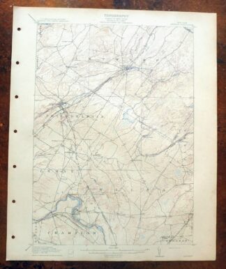 Antwerp New York Fort Drum Fort Drum USGS Topo Map 1911