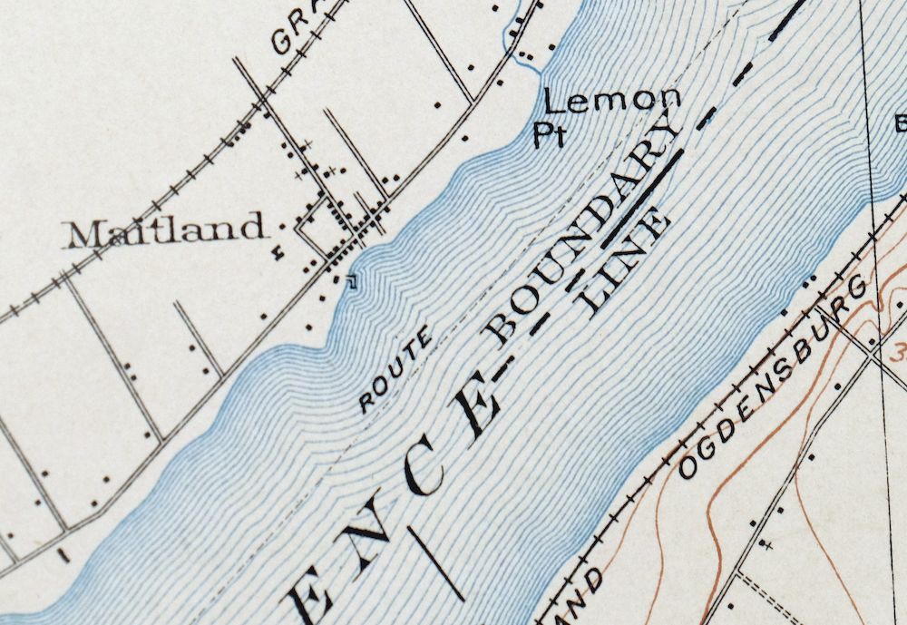 Brier Hill New York Ogdensburg Morristown USGS Topo Map 1906 - Image 4