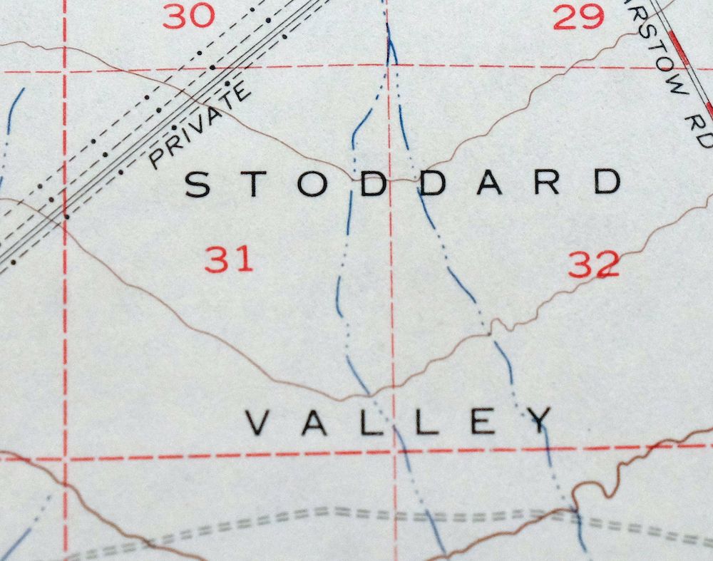 Apple Valley California Bell Mountain USGS Topo Map 1968 - Image 6