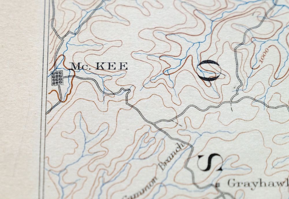 Manchester Kentucky Booneville McKee USGS Topo Map 1917 - Image 5