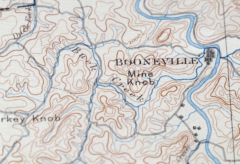 Manchester Kentucky Booneville McKee USGS Topo Map 1917 - Image 4