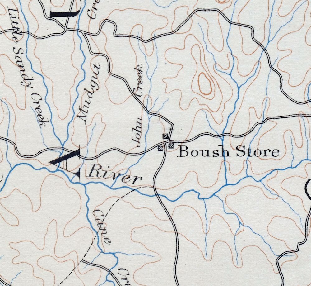 Manchester Kentucky Booneville McKee USGS Topo Map 1917 - Image 2