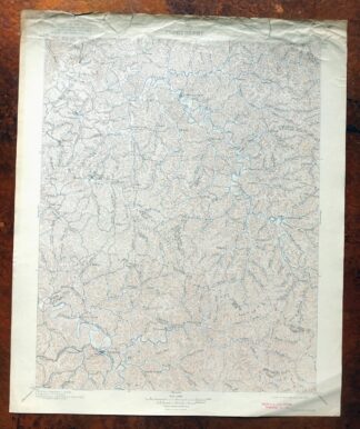 Salyersville Kentucky West Liberty Zag USGS Topo Map 1918