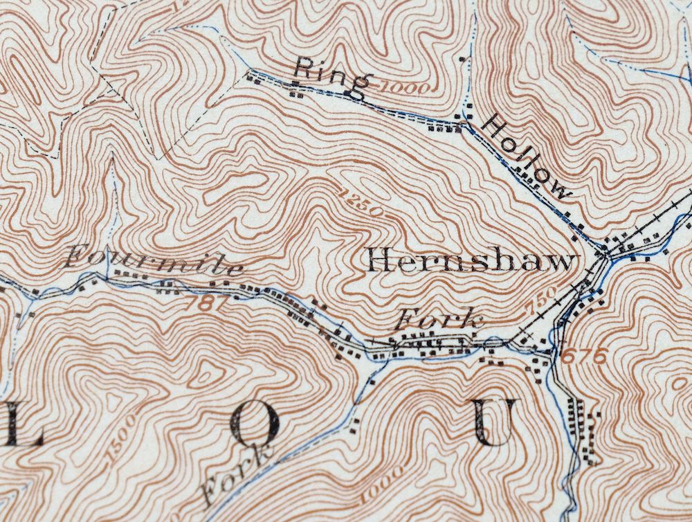 Peytona West Virginia Marmet Belle USGS Topographic Map 1911 - Image 3