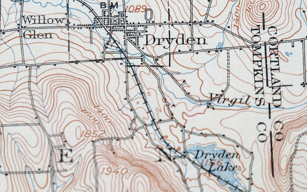 Catatonk New York Ithaca Endicott USGS Topo Map 1908 Antique - Image 6