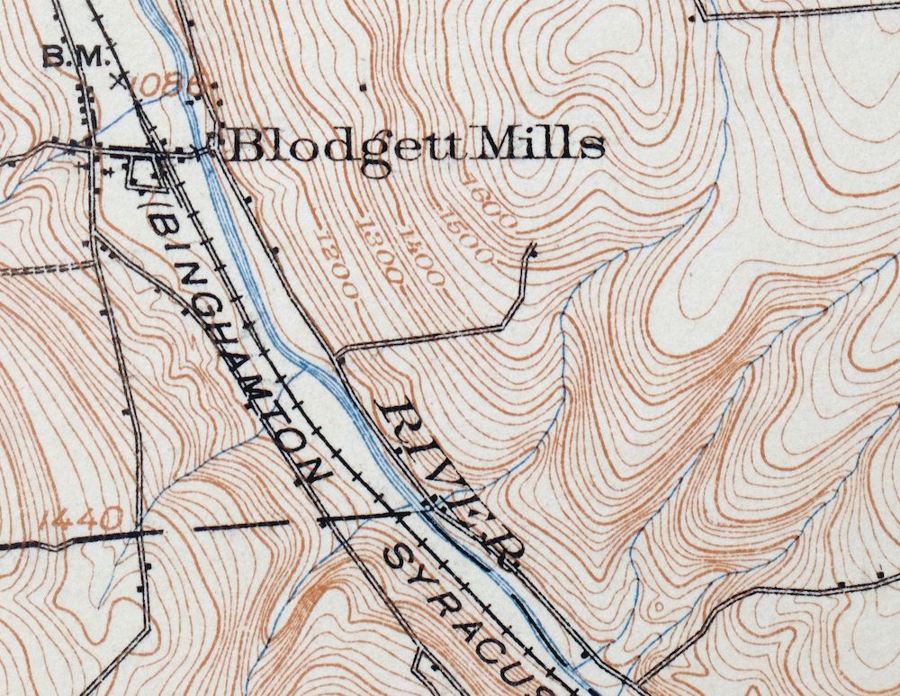 Cortland New York Preble Homer USGS Topographic Map 1911 - Image 3