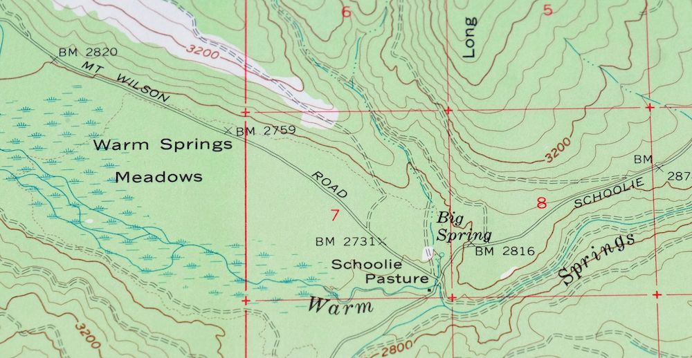 Fort Butte Oregon Mount Hood NF USGS Topo Map 1975 Vintage - Image 2