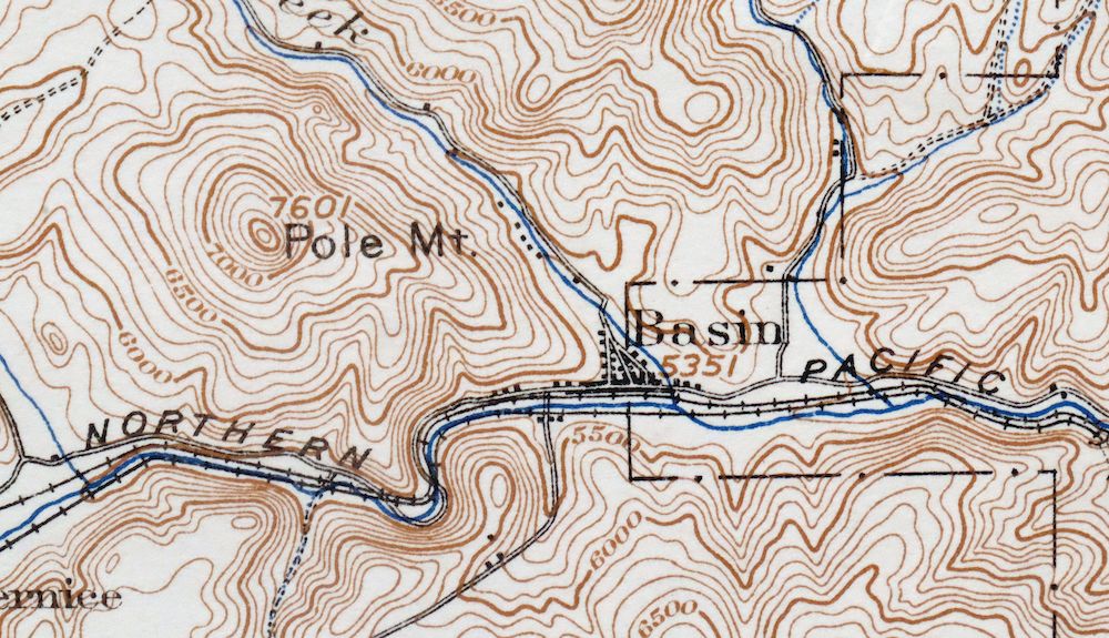 Boulder Montana Butte-Silver Bow Clancy USGS Topo Map 1933 - Image 6