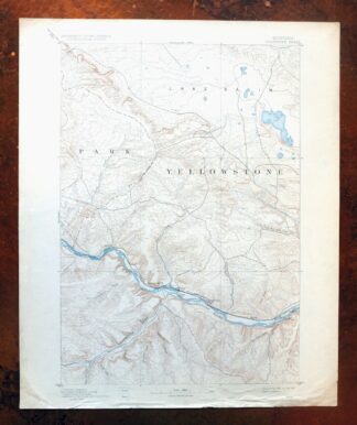 Stillwater Montana Hailstone NWR Columbus USGS Topo Map 1932