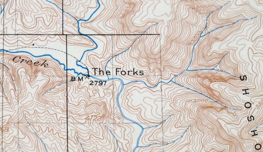 Cataldo Idaho Lakeview Osburn USGS Topo Map 1954 Vintage - Image 5