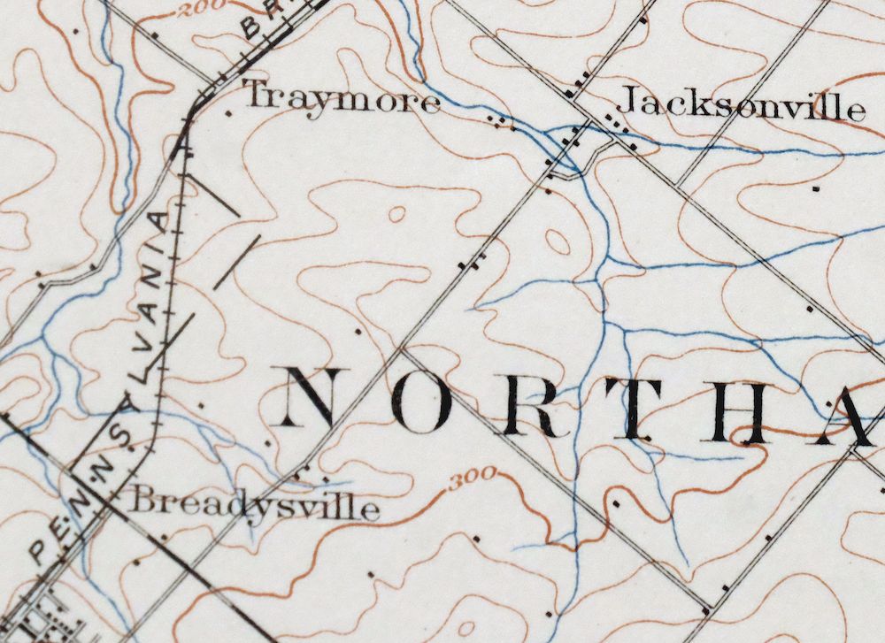 Germantown Pennsylvania Horsham USGS Topographic Map 1912 - Image 4