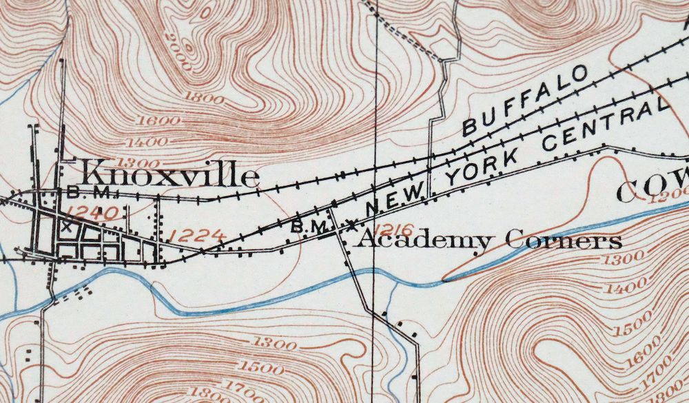 Elkland Pennsylvania Wellsboro Knoxville USGS Topo Map 1903 - Image 7