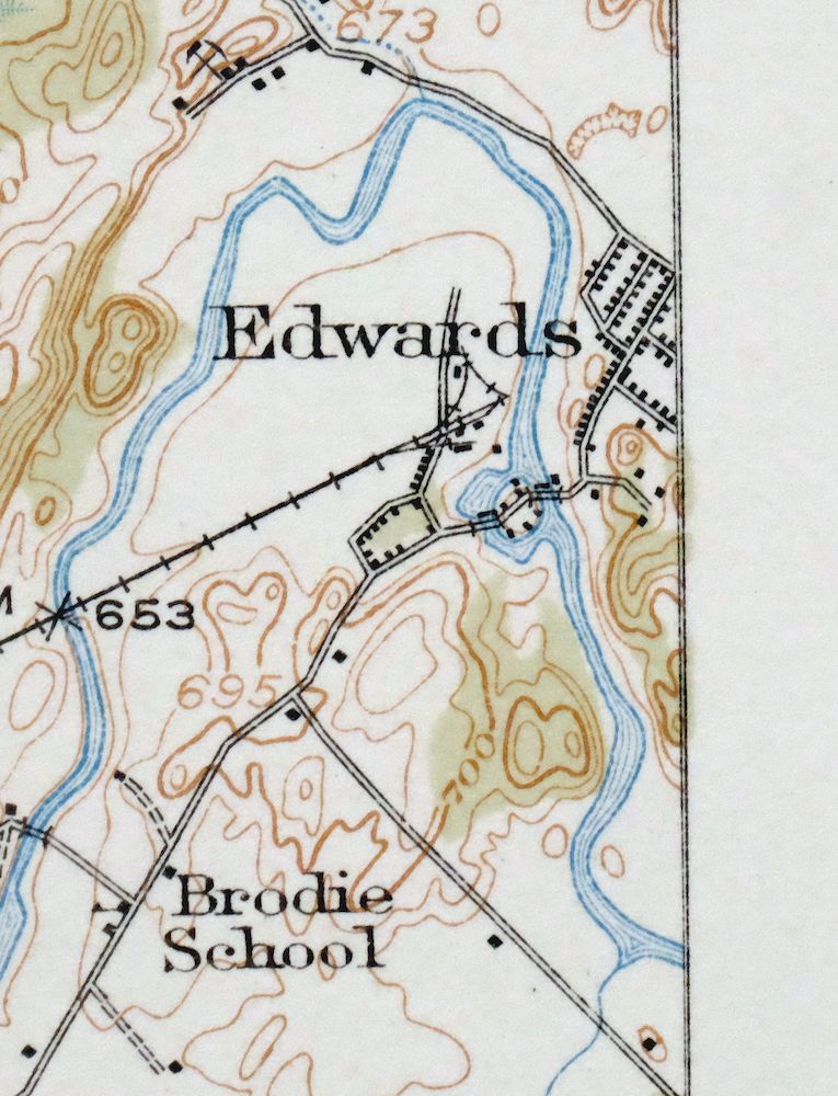 Gouverneur New York Edwards Richville USGS Topo Map 1915 - Image 5