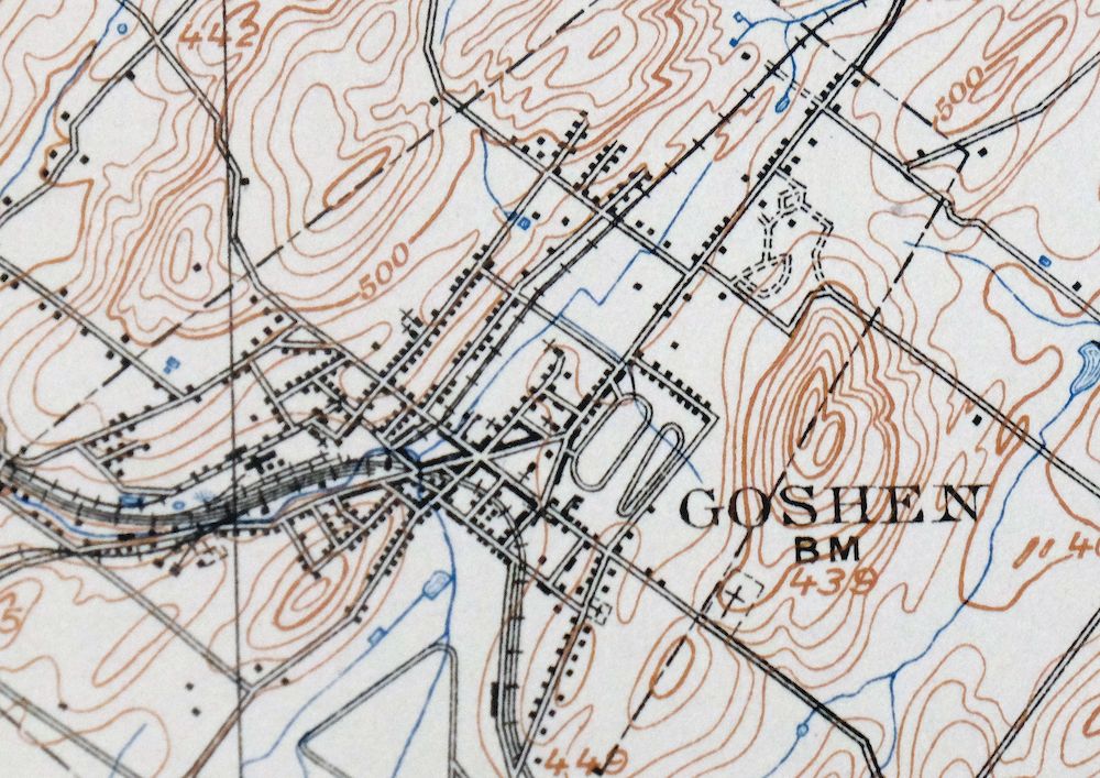 Goshen New York Middletown Warwick USGS Topographic Map 1913 - Image 6