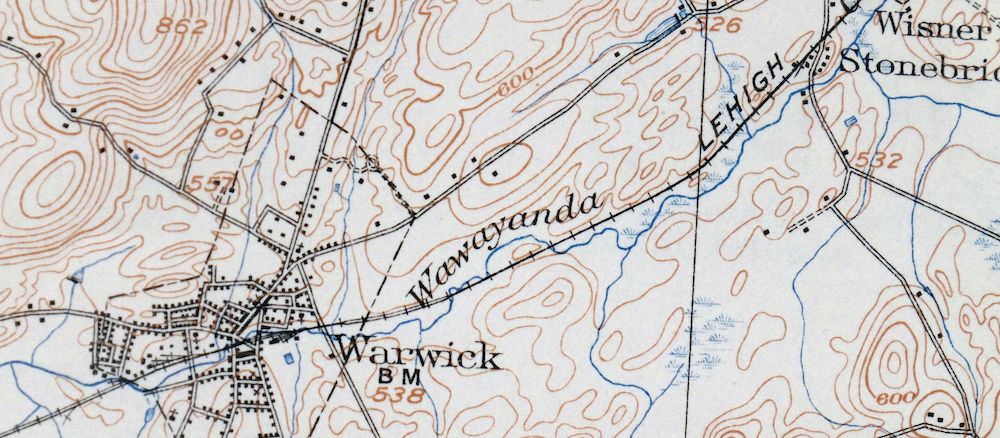 Goshen New York Middletown Warwick USGS Topographic Map 1913 - Image 4