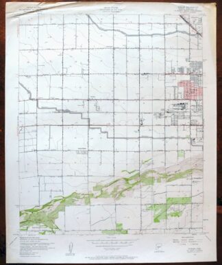 Fowler Arizona Phoenix Tolleson USGS Topo Map 1957 Vintage