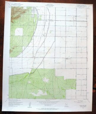 Guadalupe Arizona Phoenix Mesa USGS Topo Map 1957 Vintage