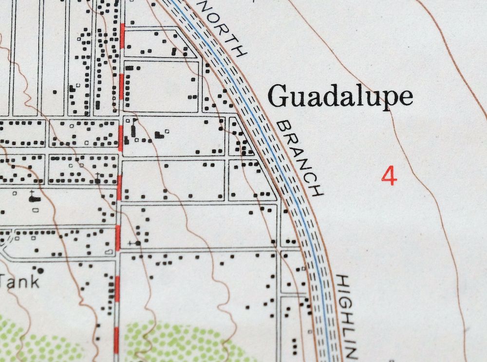 Guadalupe Arizona Phoenix Mesa USGS Topo Map 1957 Vintage - Image 4