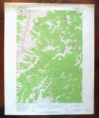 Cuprum Idaho USGS 15-Min Topographic Map 1958 Vintage
