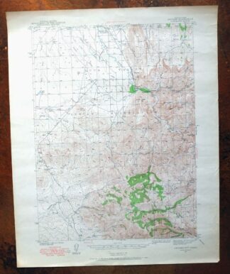 Owyhee Nevada Duck Valley USGS 15-Min Topo Map 1965 Vintage
