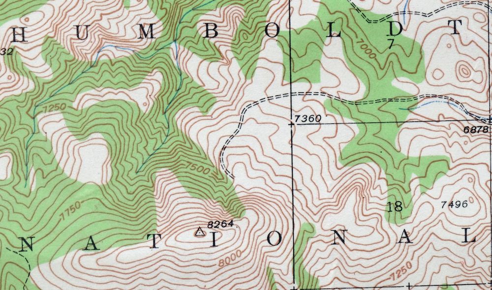 Owyhee Nevada Duck Valley USGS 15-Min Topo Map 1965 Vintage - Image 3