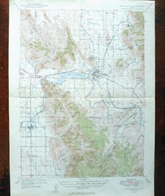 Soda Springs Idaho Cache NF Grace USGS Topo Map 1951 Vintage