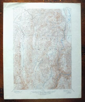 Squaw Creek Idaho Alpha Cascade USGS Topo Map 1948 Vintage