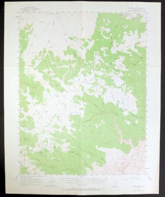 The Wickiup Utah Mexican Mountain WSA USGS Topo Map 1967