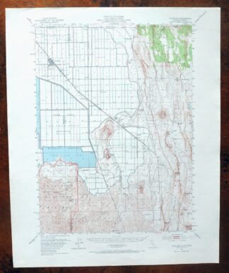 Tulelake California USGS 15-Min Topographic Map 1970 Vintage