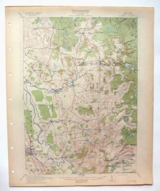 Lowville New York Indian River Croghan USGS Topo Map 1913
