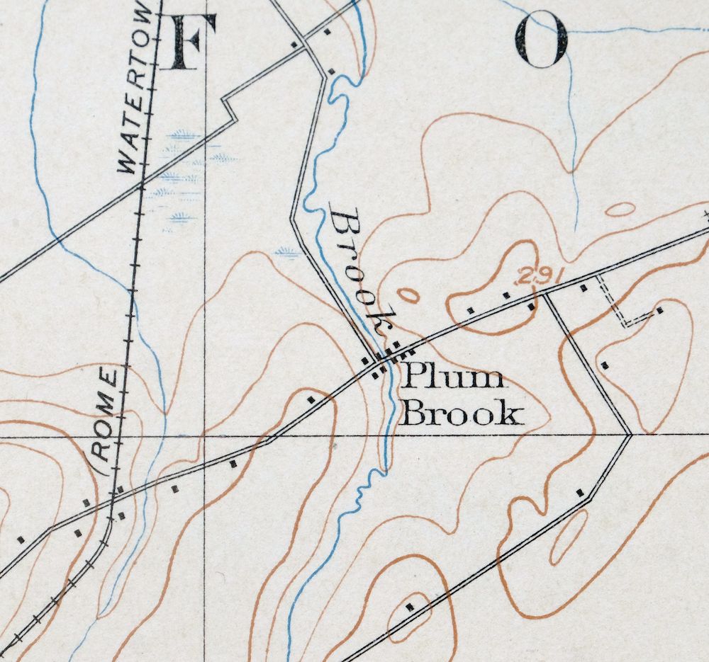 Massena New York Stockholm Norwood USGS 15-Min Topo Map 1909 - Image 5
