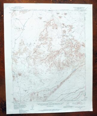 Agathla Peak Arizona USGS 15-Min Topo Map 1959 Vintage