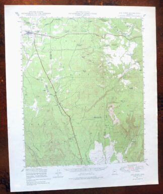 Ash Fork Arizona Kaibab NF Prescott NF USGS Topo Map 1978