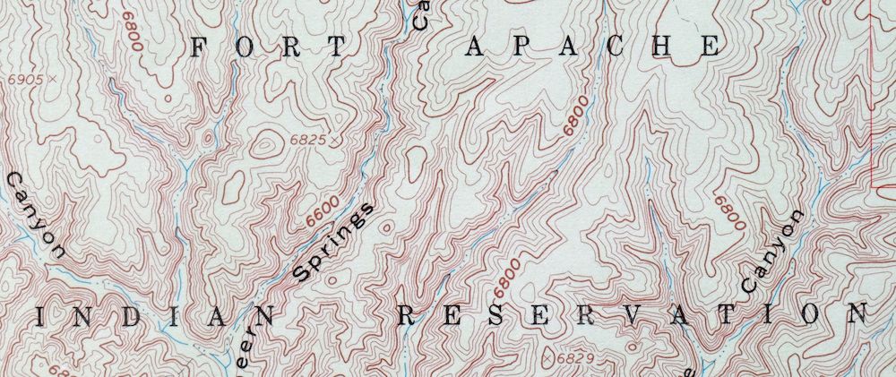 Clay Springs Arizona Pinedale Aripine USGS Topo Map 1971 - Image 4