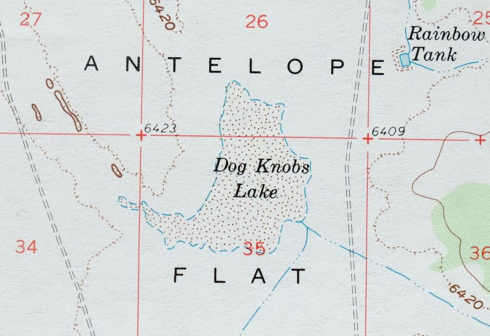 Ebert Mountain Arizona Red Mountain USGS Topo Map 1969 - Image 3