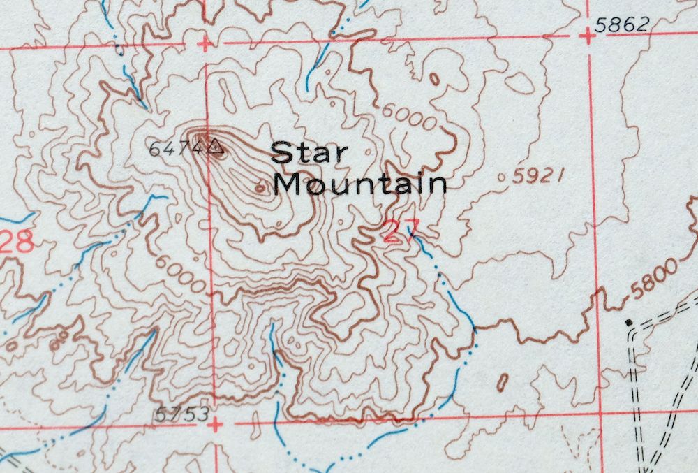 Egloffstein Butte Arizona Hopi Navajo USGS Topo Map 1968 - Image 3