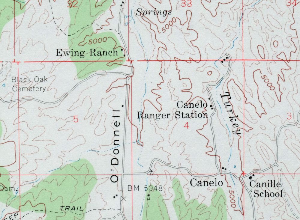Elgin Arizona Patagonia Sonoita USGS Topo Map 1971 Vintage - Image 4