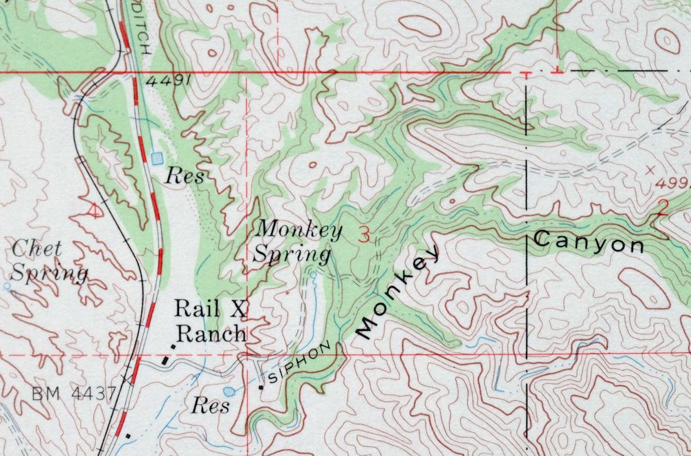 Elgin Arizona Patagonia Sonoita USGS Topo Map 1971 Vintage - Image 3