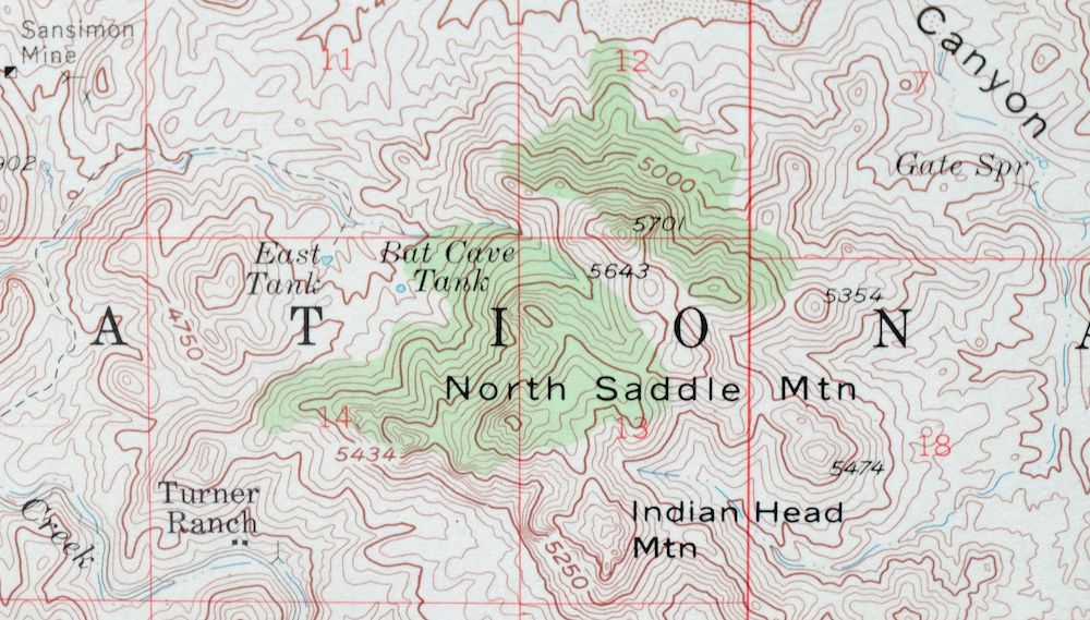 Elgin Arizona Patagonia Sonoita USGS Topo Map 1971 Vintage - Image 6