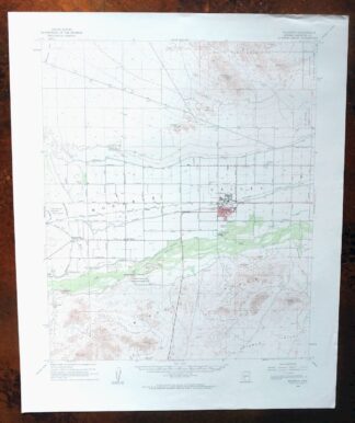 Buckeye Arizona Palo Verde USGS 15-Min Topo Map 1963 Vintage