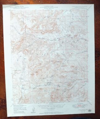 Camp Wood Arizona Prescott NF USGS Topographic Map 1949