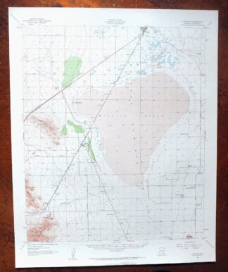 Cochise Arizona Willcox USGS 15-Min Topo Map 1963 Vintage