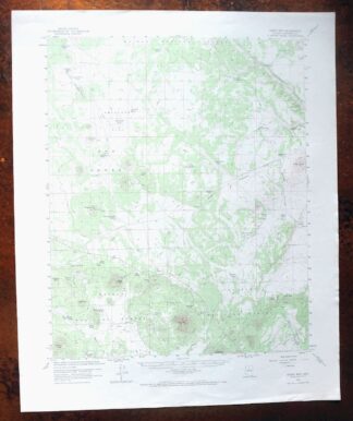 Ebert Mountain Arizona Red Mountain USGS Topo Map 1969