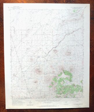 Egloffstein Butte Arizona Hopi Navajo USGS Topo Map 1968