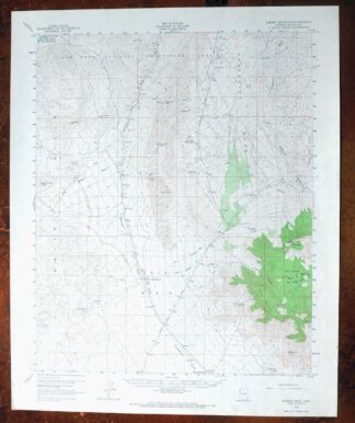 Garnet Mountain Arizona Meadview USGS Topo Map 1966 Vintage