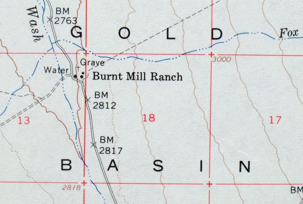 Garnet Mountain Arizona Meadview USGS Topo Map 1966 Vintage - Image 2