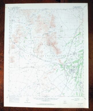 Gu Achi Arizona Santa Rosa Anegam USGS Topo Map 1964 Vintage