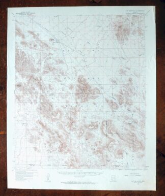 Hat Mountain Arizona Sauceda Mountains USGS Topo Map 1959