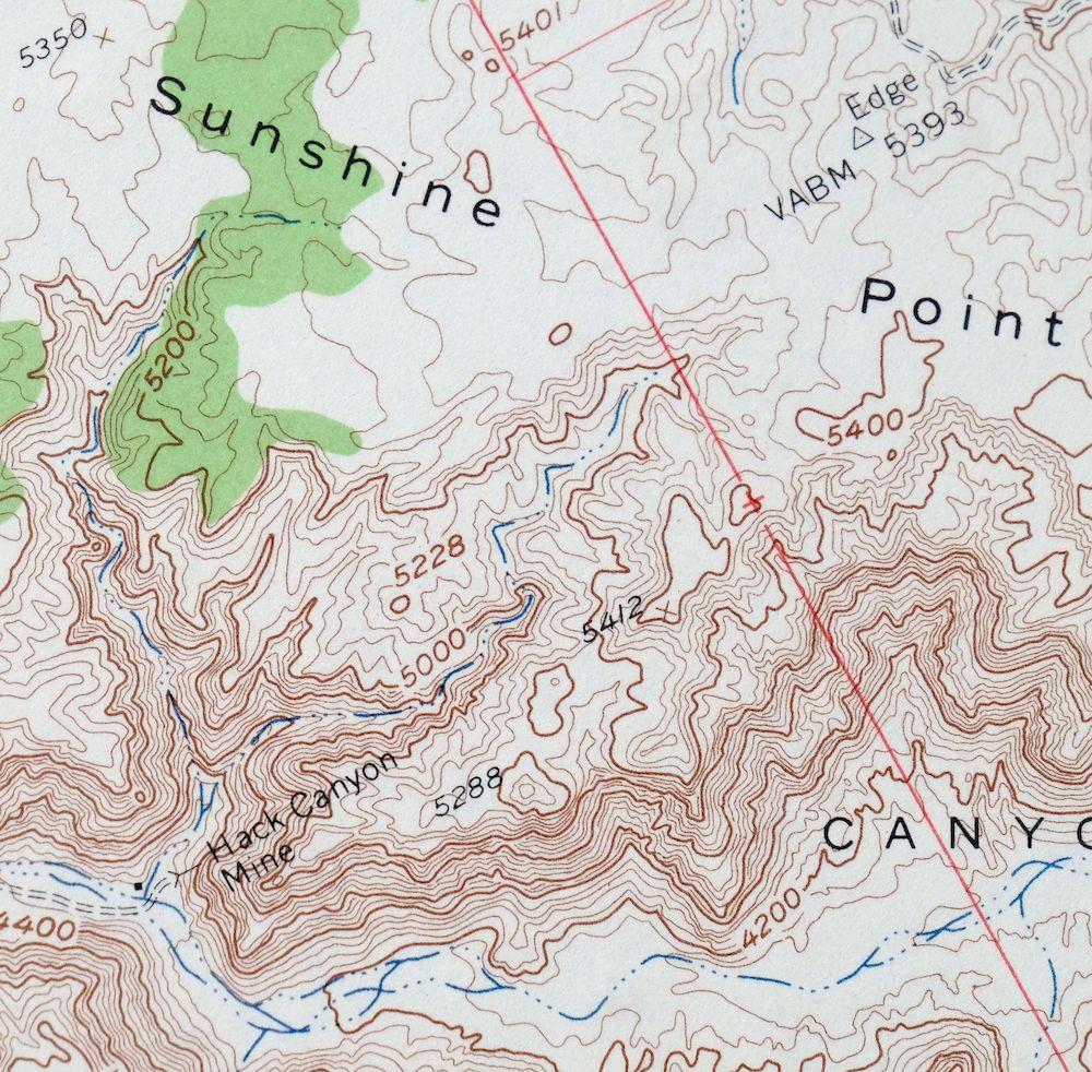 Heaton Knolls Arizona USGS 15-Min Topo Map 1963 Vintage - Image 4