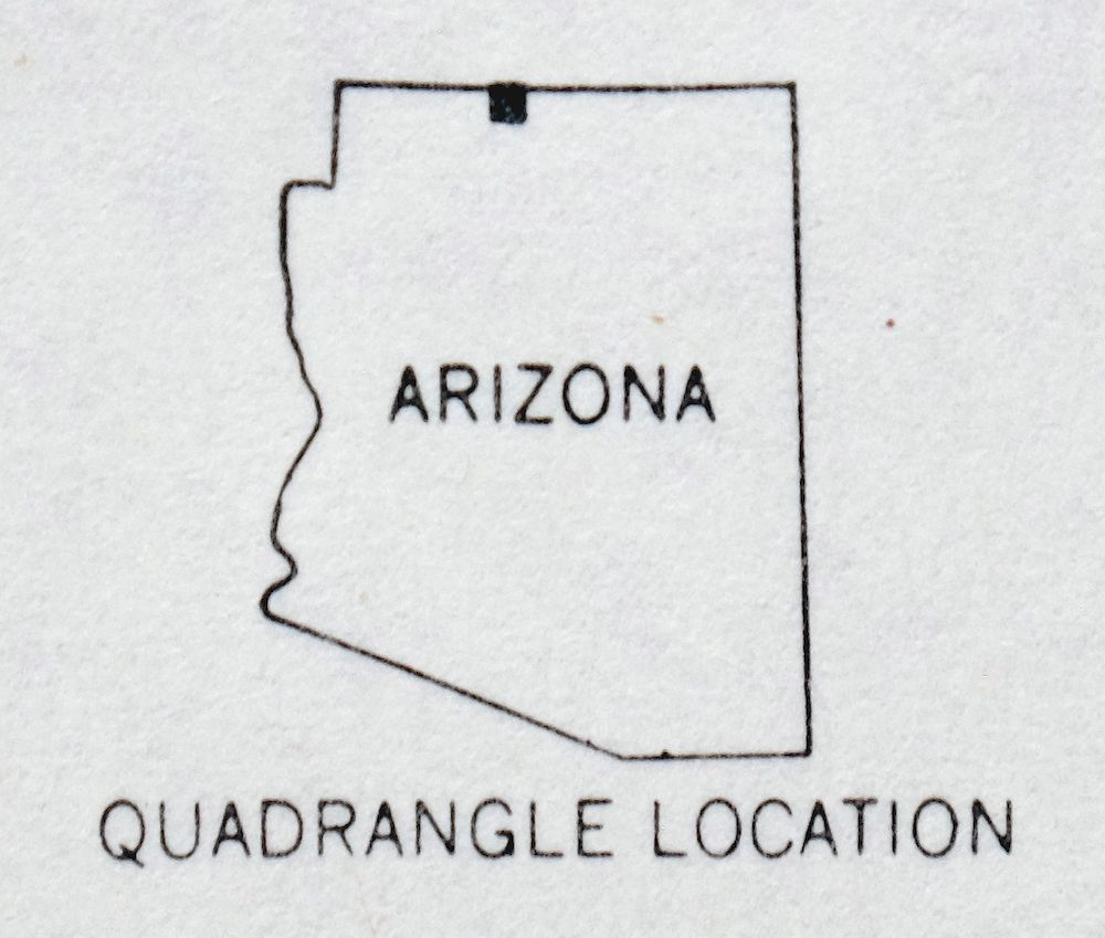 House Rock Spring Arizona USGS 15-Min Topo Map 1972 Vintage - Image 7